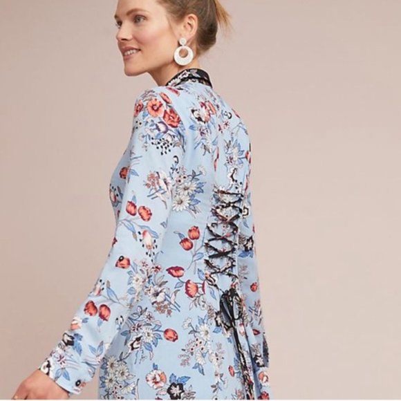 Maeve Anthropologie Midi Floral Dress - Picture 3 of 16